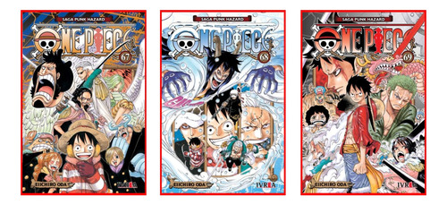 Combo One Piece 67 A 69 - Manga - Ivrea