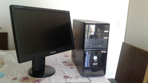 Computador Qbex Amd C60 Hd 750 Gb Memória 4gb + Monitor 20