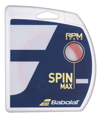 Cuerda Tenis Babolat Rpm Rough 12 Mts - 1.25 (rojo Fluor)