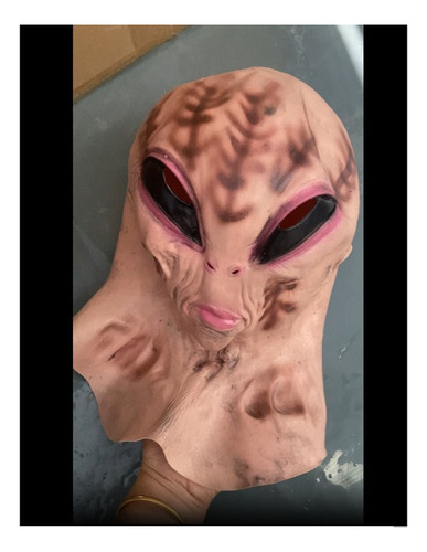 Máscara De Halloween 2023 Alien Latex De Color Realista