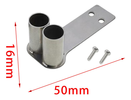 3 X 1/10 Rc Tubo De Universal Crawler Piezas De Fila Doble