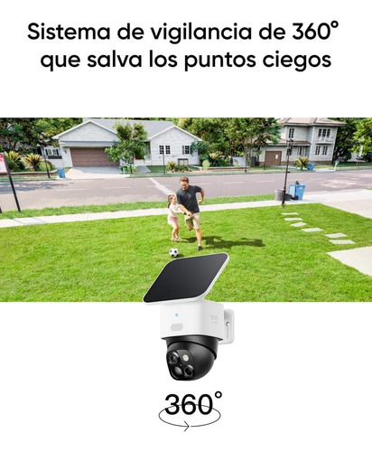 Cámara De Seguridad Eufy Solocam S340 Exterior 6mp 360° Wifi