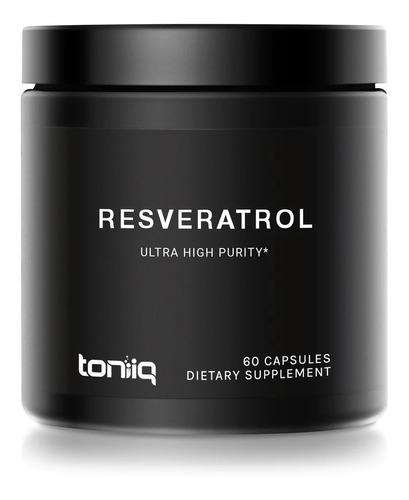 Toniiq  Resveratrol  98% Ultra High Purity  600mg  60 Caps