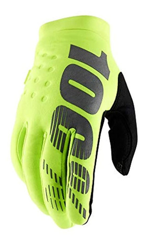 Guantes Marca 100% Mtb & Mx Racing Negro- Amarillo