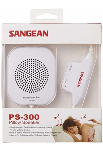 Altavoz Para Almohada Sangean Ps-300 (blanco)