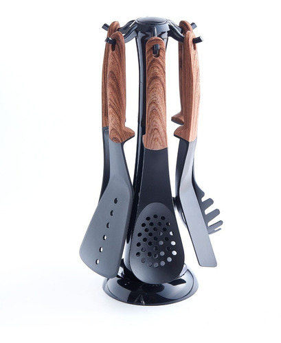 Imagen 1 de 10 de Set X6 Utensilios Wood - Maestro De Cocina