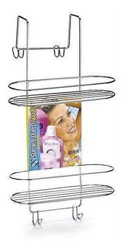 Suporte Duplo/porta Shampoo Para Box Com Toalheiro