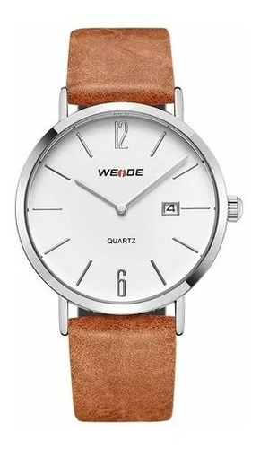 Reloj Weide Hombre Wd007-2c - Análogo - Correa Cuero