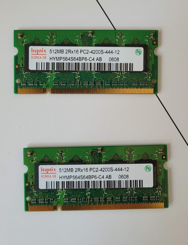 Hynix Memoria Ddr2 512mb Pc2 4200s Hynix (Usado)