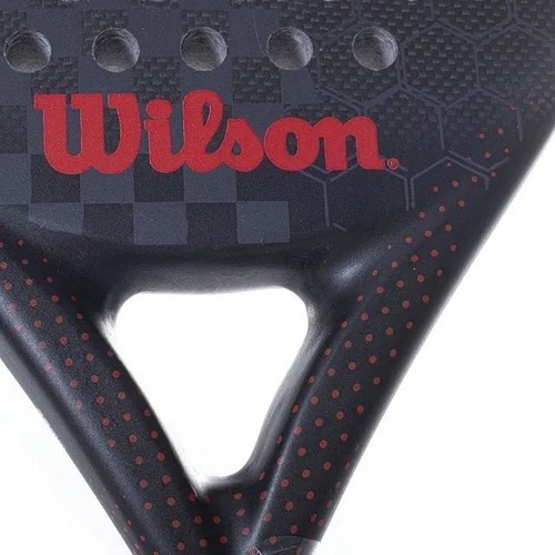 Imagen 2 de 3 de Paleta De Padel Wilson Tour Carbon Lt Foam Negro