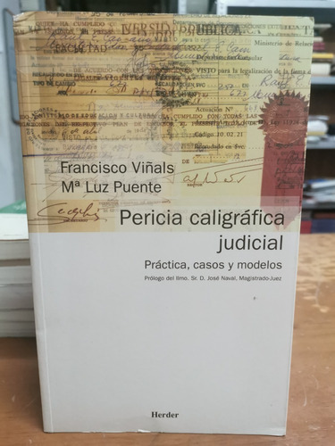 Pericia Caligráfica Judicial  - Francisco Viñals - Herder