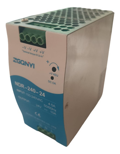 Ndr-240-24 Fuente De Poder 100-264v/24vdc 10a 240w Ndr24024