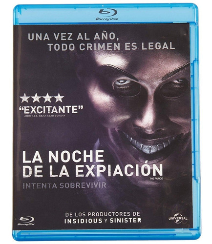 La Noche De La Expiacion The Purge Pelicula Blu-ray