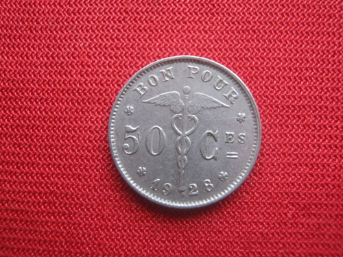 Bélgica 50 Centavos 1923