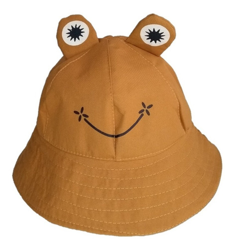 Sombrero Bucket Gorro Diseño Rana Unitalla Unisex Nacional