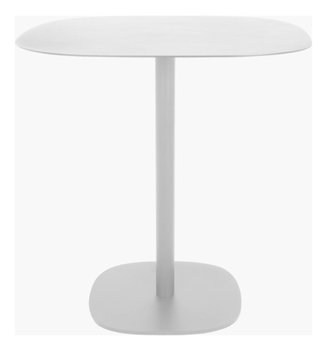 Mesa Cuadrada Steel Blanco Form