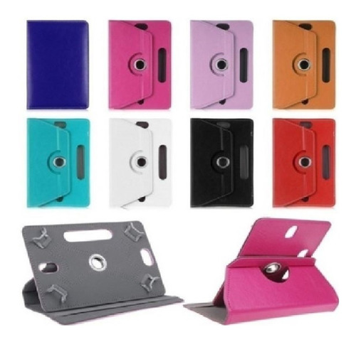 Funda Tablet 8 Pulgadas Estuche Soporte Stand Colores Libro