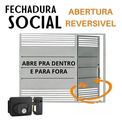 Fechadura Ppa Eletrônica Elétrica Tipo Intelbras Hdl C90 Agl