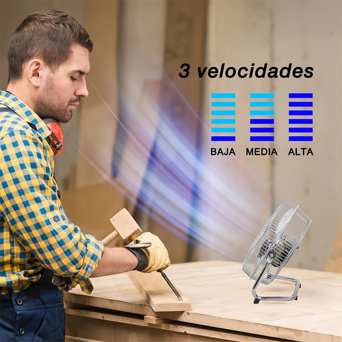 Ventilador De Piso Y Pared Mytek 3336 De 10 Pulgadas 2 En 1 25.4 Cm 60hz Plateado Gris Metal 3
