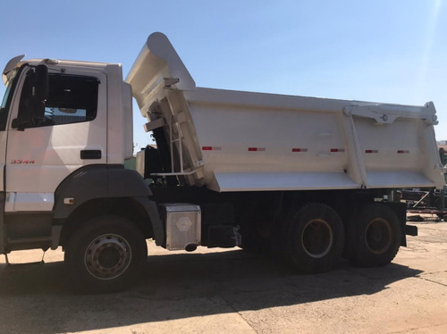 Mercedes Axor  Mb 3344 2014 Com Caçamba Possui Retarder. 