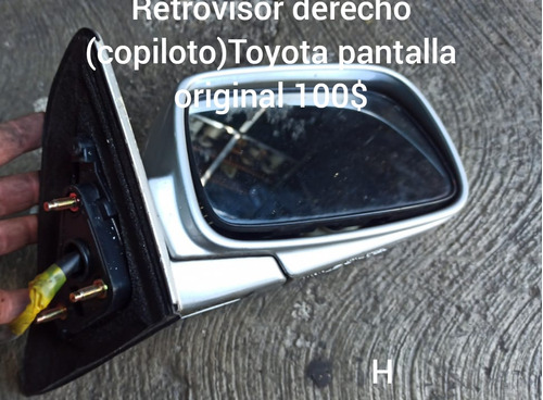 Retrovisor Derecho Toyota Pantalla Original