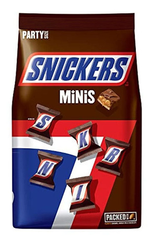 Snickers Barras De Chocolate Con Caramelo Miniatura