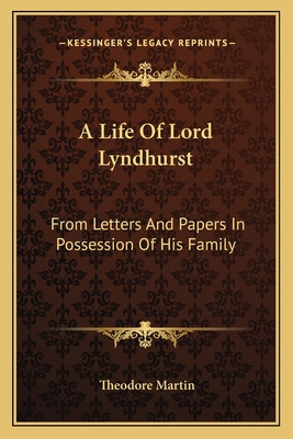 Libro A Life Of Lord Lyndhurst: From Letters And Papers I...