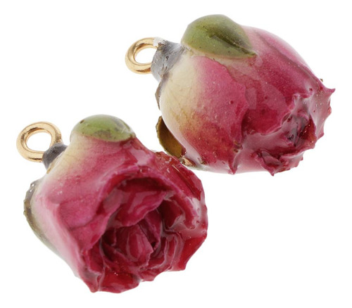 4x1 Par Moda Pendiente Flor Decoración Oreja Stud Colgantes