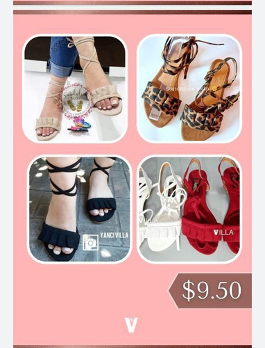 Imagen 5 de 6 de Sandalias Bellas Marca Villa Toda Desde La Talla 4-9