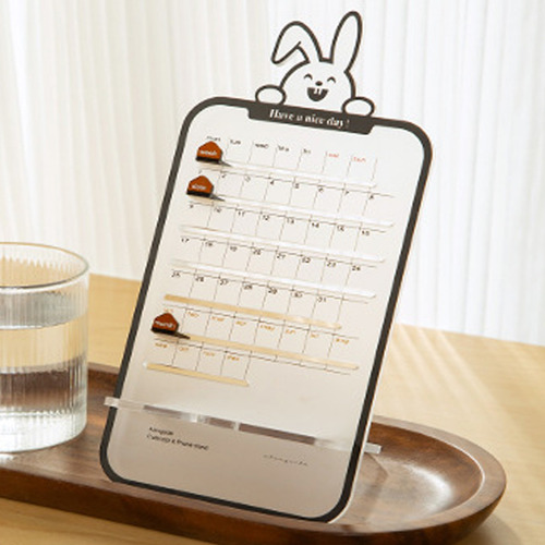 Calendario Mensual De Escritorio, Multifuncional, Bonito Man