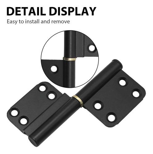 Ansingo 6 Pcs 4 Pulgadas De Elevación De 5 Pulgadas, Bisagra
