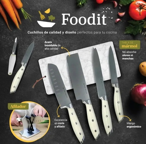 Colección Cuchillos Foodit La Nación Hoy Se Cocina! | Varios Tabla De Mármol