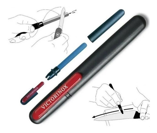 Afiador De Canivetes Duplo De Bolso Em Cerâmica Victorinox