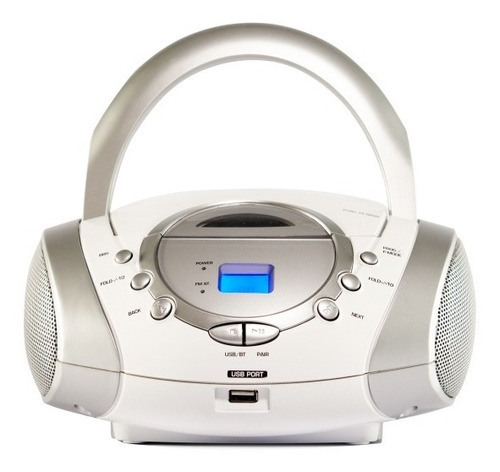 Radiograbador Daewoo Di-5038 Cd Bluetooth Aux Am Fm Color Blanco/gris