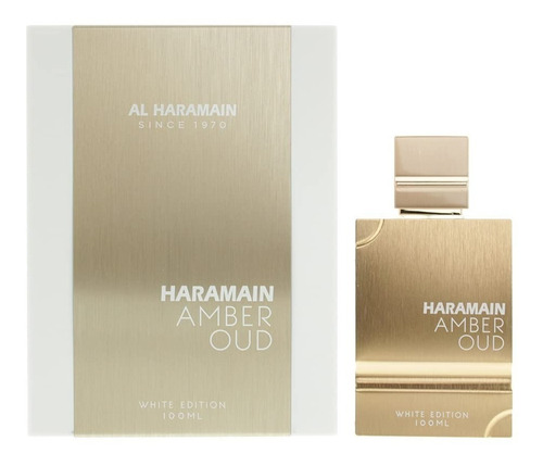 Perfume Al Haramain Amber Oud White 100ml Original Dama