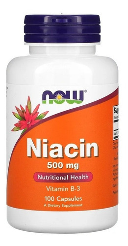 Now Foods Niacina 500 Mg 100 Tabletas Sfn