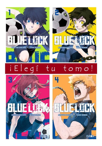 Manga Blue Lock - Muneyuki Kaneshiro - Elegí Tu Tomo - Ivrea