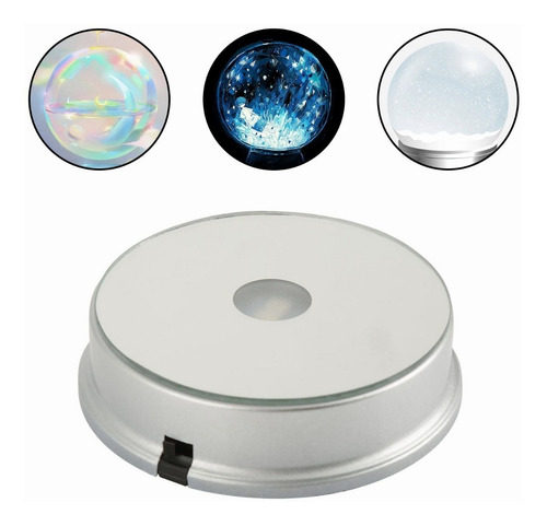 Base De La Pantalla De Cristal Led De Colores