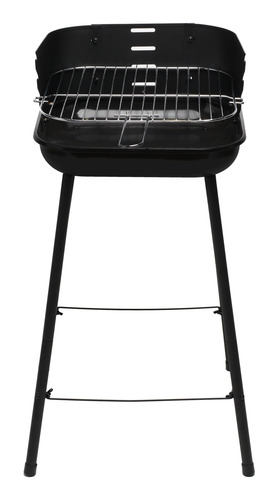Asador De Carbon Portátil Con Parrilla Ajustable Resistente