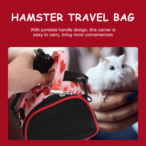 Bolsa De Viaje Portátil Con Forma De Conejillo De Indias, Tr