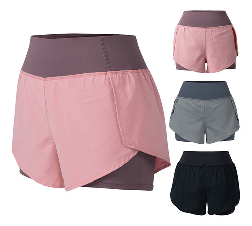 Pantalones Cortos Deportivos Para Mujer, Cobertura Para Corr