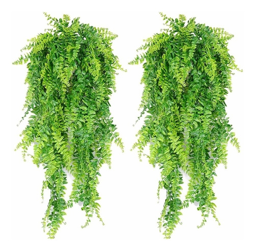 2pcs Artificial Hanging Vines Ferns Plants Ivy Leaves 2024