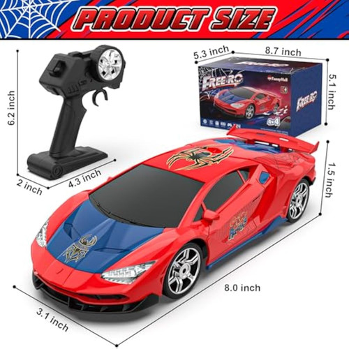 Spider Rc Drift Car, Auto De Control Remoto 1:24,