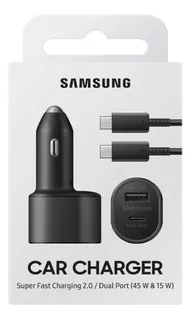 Samsung Cargador De Auto 45watts Para Galaxy A54 A14 A34