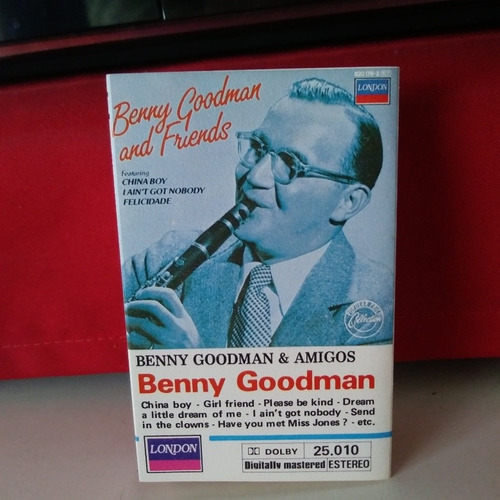 Benny Goodman And Friends Cassette Impecable Davis Coltrane