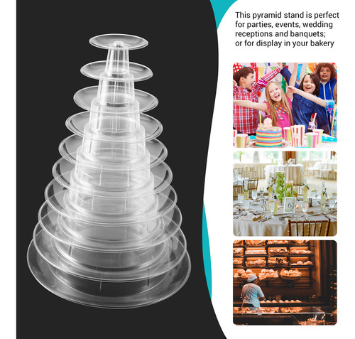 Expositor De Macarrones Con Forma De Torre De 10 Niveles, Re