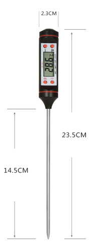 Sonda De Termômetro Digital Lcd -50° C ~ 300° C Para Cozinha