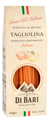 Massa Italiana Tagliolina Com Salmão Di Bari 250g