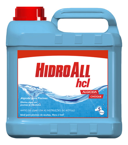 Algicida Choque 5l Hidroall