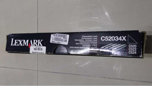Fotoconductor 4 Pack  Lexmark C52034x 20,000 Págs
